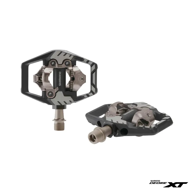 SHIMANO PD-M8120 SPD PEDALS DEORE XT ENDURO/TRAIL/ALL MOUNTAIN IN BLACK-1